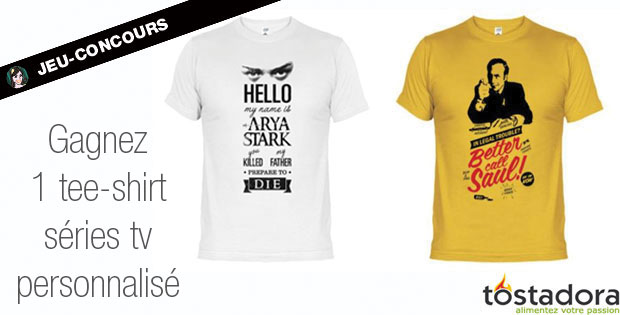 You are currently viewing [JEU-CONCOURS] Gagnez 1 tee-shirt personnalisé séries TV !