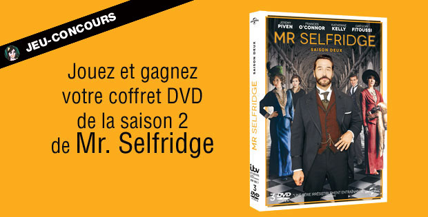 You are currently viewing Gagnez 1 coffret DVD de Mr Selfridge saison 2