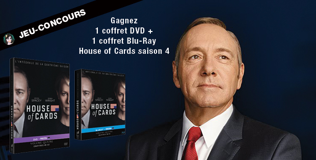 You are currently viewing House of Cards saison 4 en DVD et Blu Ray !