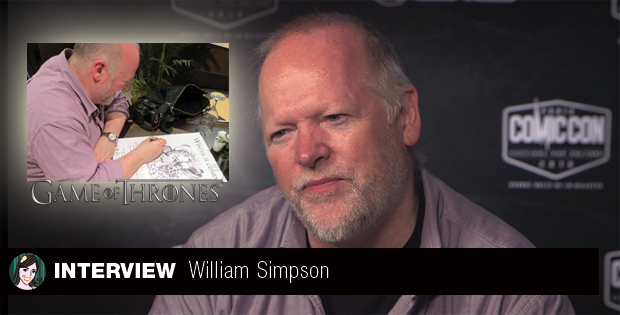 You are currently viewing Rencontre avec William Simpson, le coup de crayon de Game of Thrones