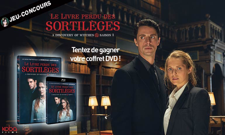 You are currently viewing [JEU-CONCOURS] DVD Le Livre Perdu des Sortilèges (A Discovery of Witches)  saison 1 à gagner !