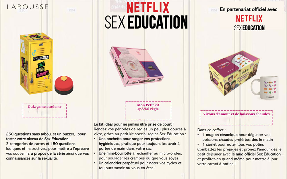 sex education idées cadeaux goodies