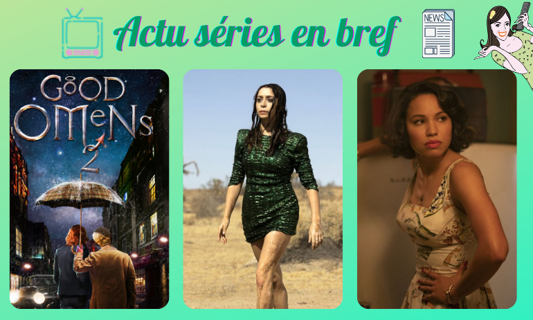 You are currently viewing ACTU EN SÉRIES EN BREF : Good Omens, Made For Love, Lovecraft Country…