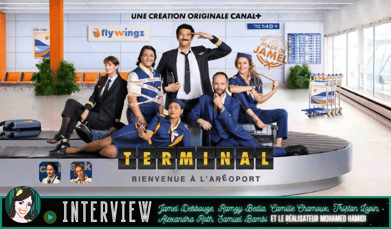 You are currently viewing [VIDEO] Jamel Debbouze embarque sa joyeuse troupe dans la sitcom TERMINAL !