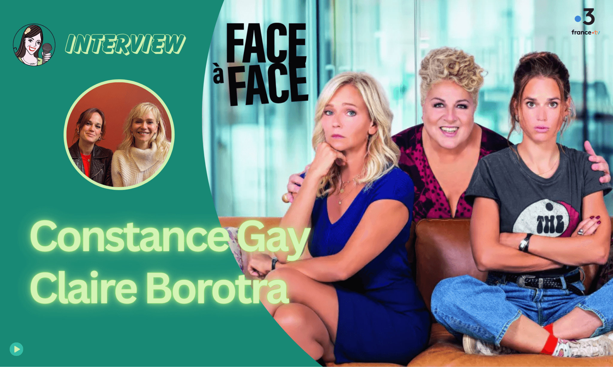Lire la suite à propos de l’article [VIDEO] FACE À FACE entre Claire Borotra et Constance Gay ou plutôt côte à côte en saison 4 !