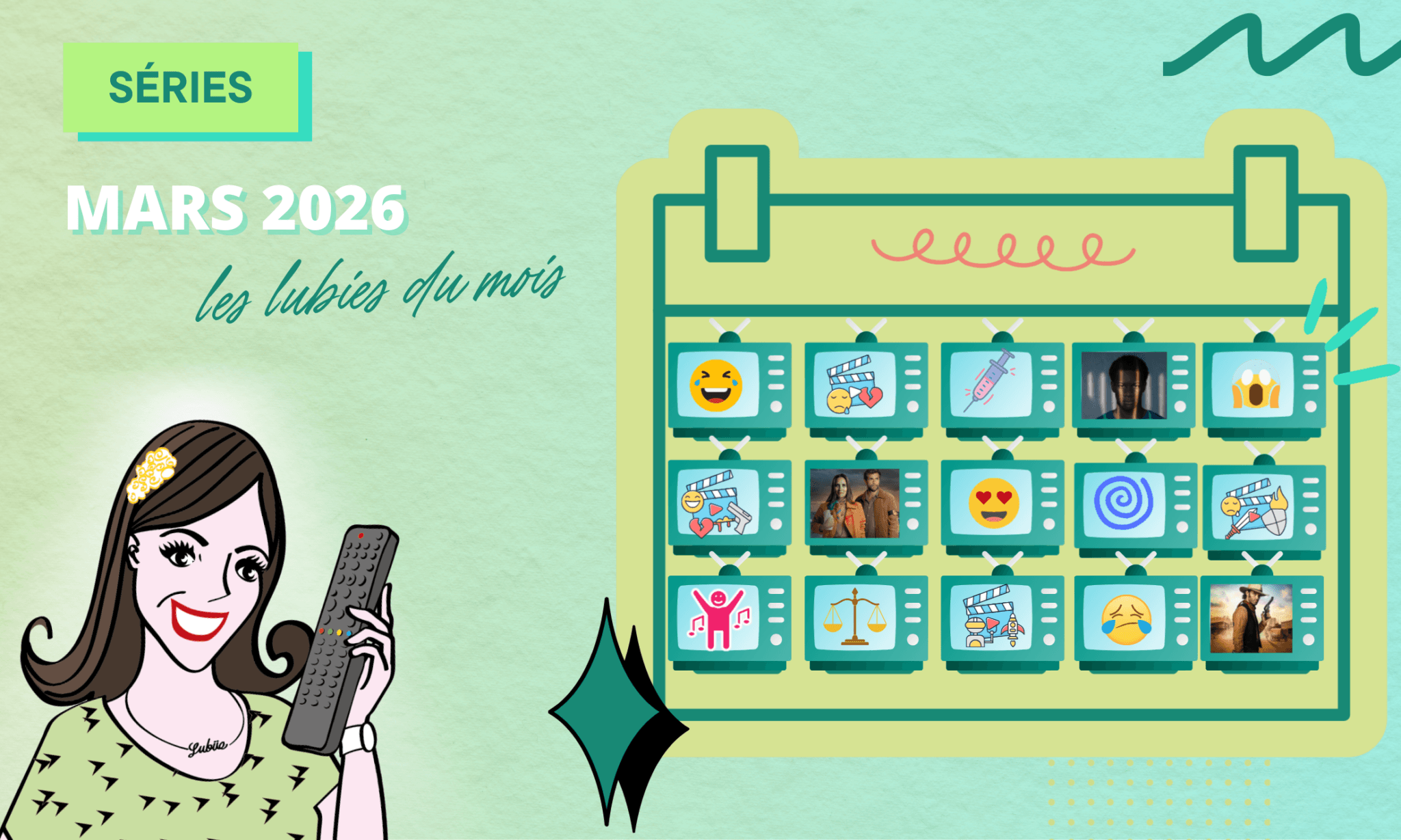MES LUBIES : les séries à voir en mars 2026 !
