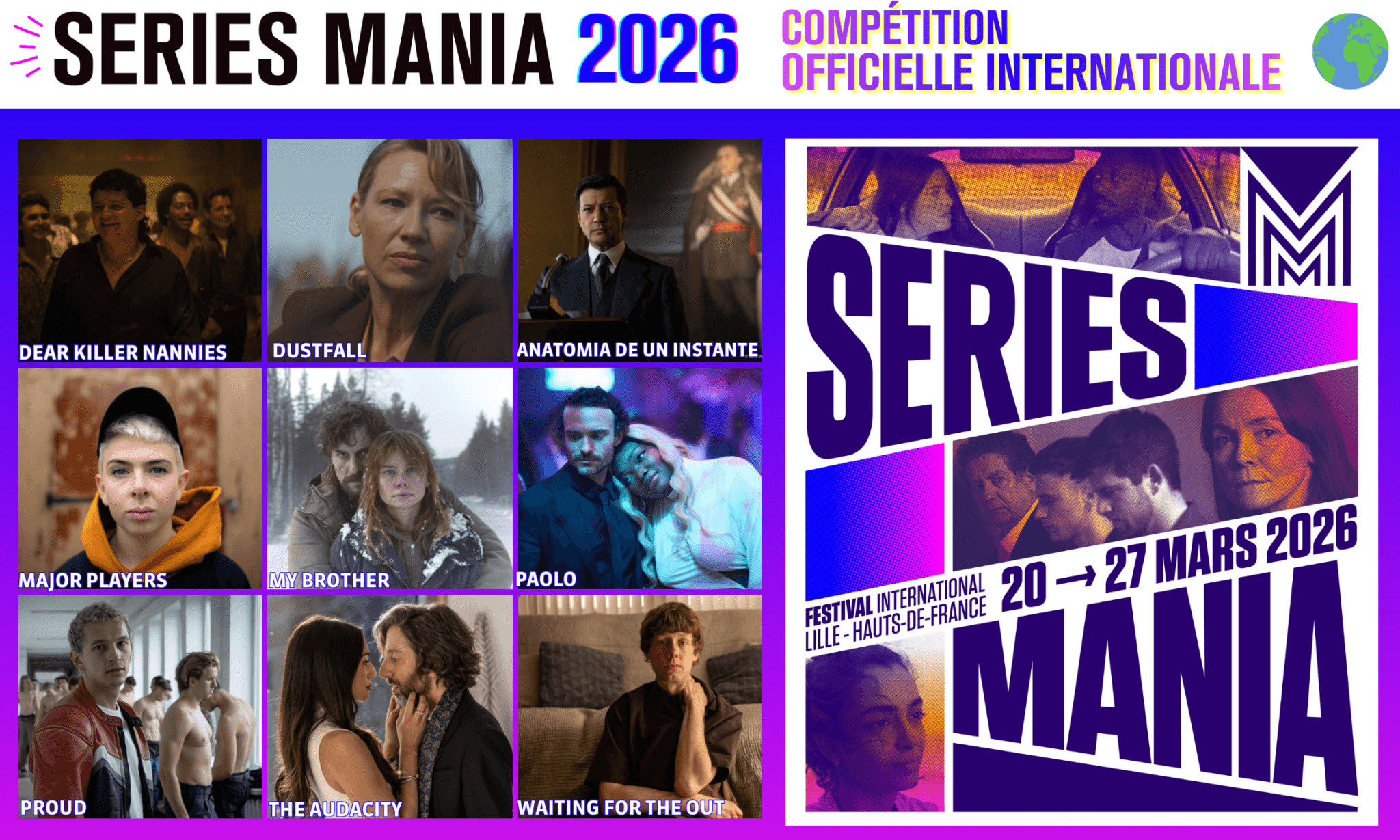 SERIES MANIA 2026 : Compétition officielle internationale !