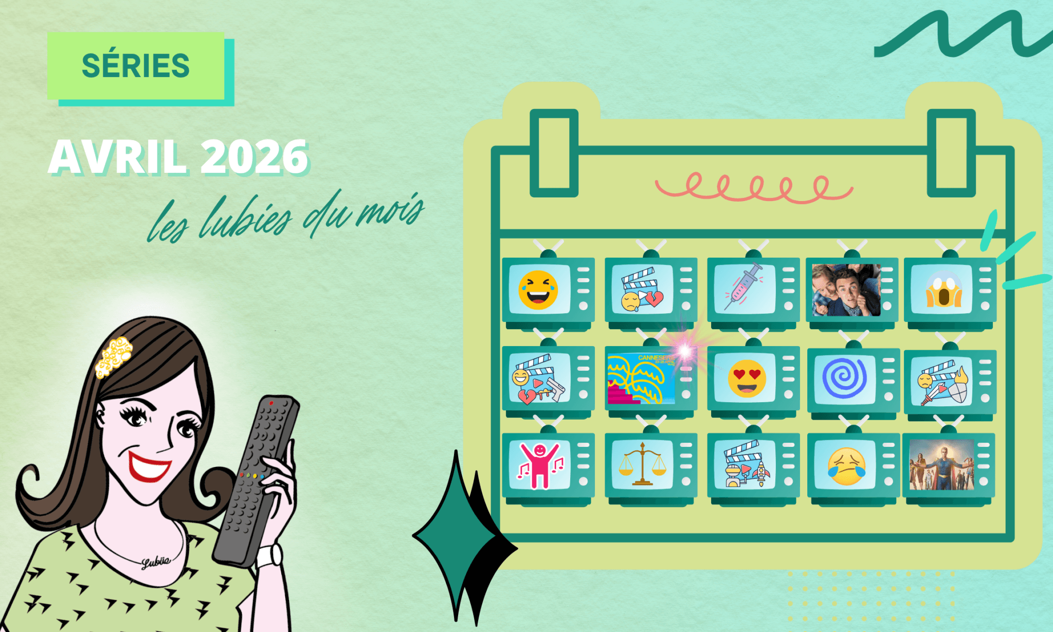 [AGENDA SÉRIES] ma sélection séries avril 2026 !